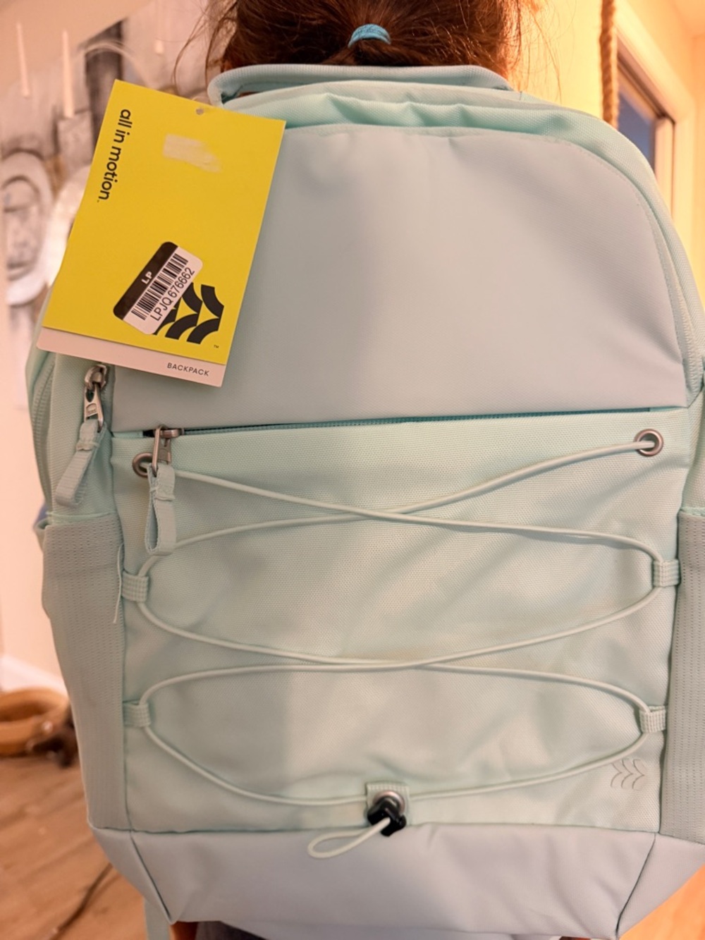 Mint aqua backpack